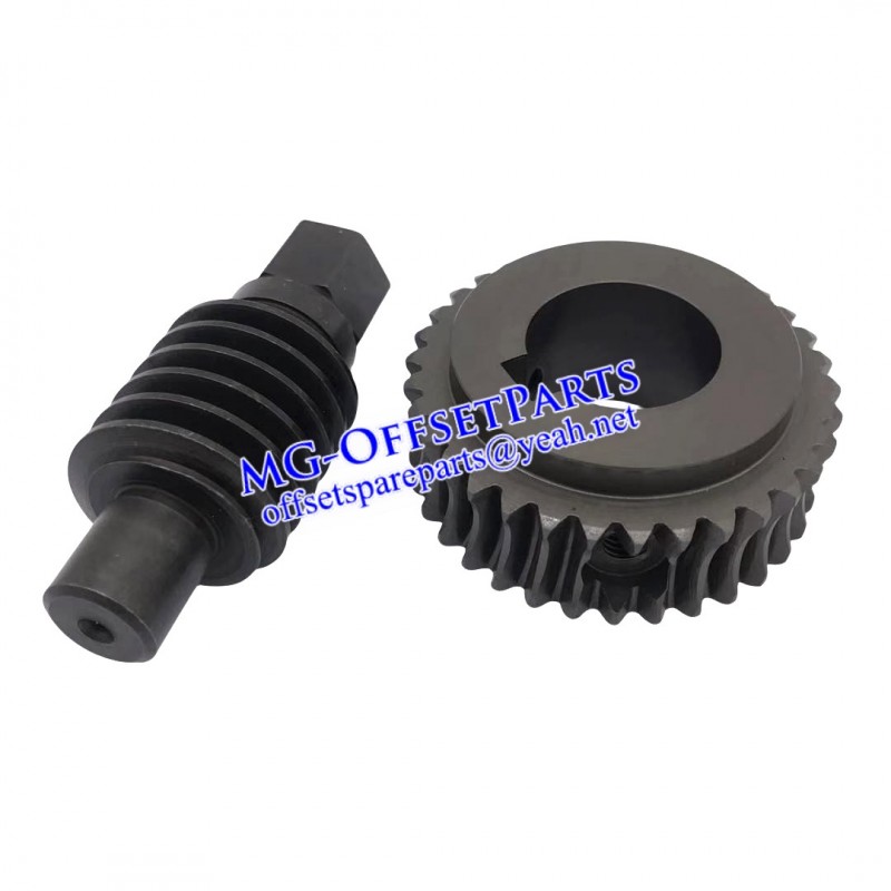66.006.031,66.006.029,HD CD102/SM102 machine worm gear and worm