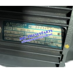 61.105.1322,Heidelberg CD102/CX102/SM102/SX102 printing machine Pile Motor GZ 03-DSG 56 S - Original Used