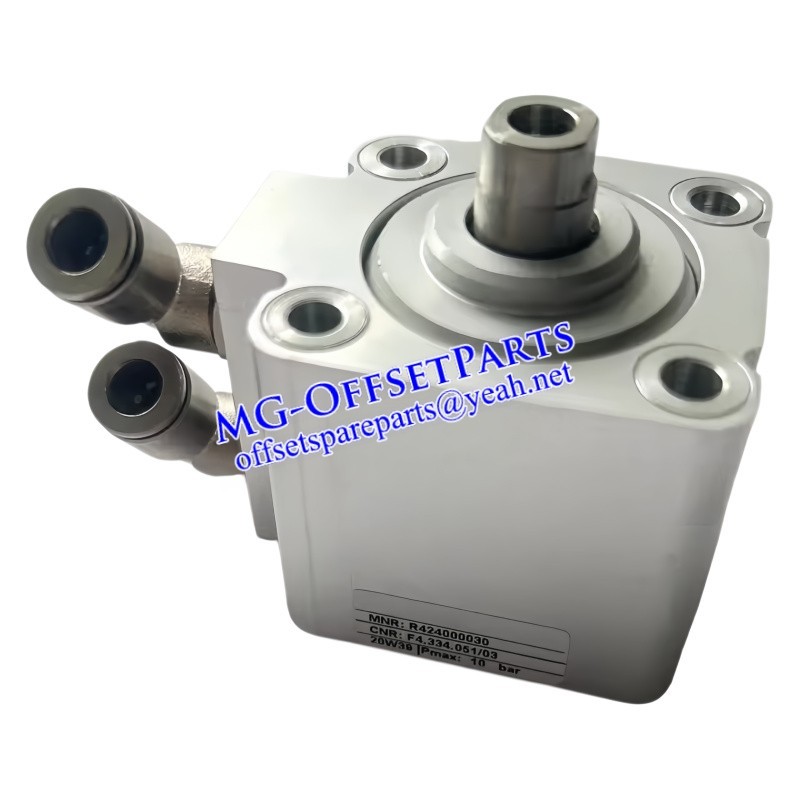 F4.334.051,F4.334.051/02,Heidelberg XL75/XL105/XL106 printing machine Pneumatic Cylinder - Original New Aventics