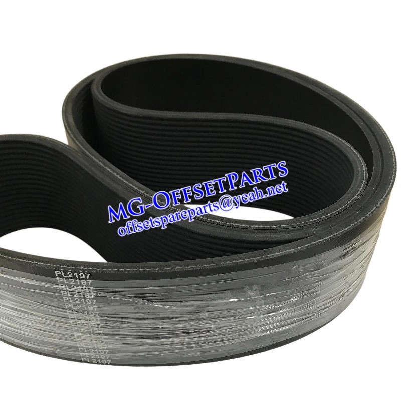 00.270.0101 & 00.270.0153 V-Ribbed Belt 19PL21971-A For Heidelberg CD102/SM102/SX02/CX02 Printing Machine