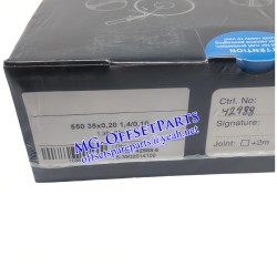 MV.054.746 Doctor Blade 100m Rolle + Handschuh for Heidelberg CD102/SM74/XL105/SM52/CD74/SM102 Printing Machine