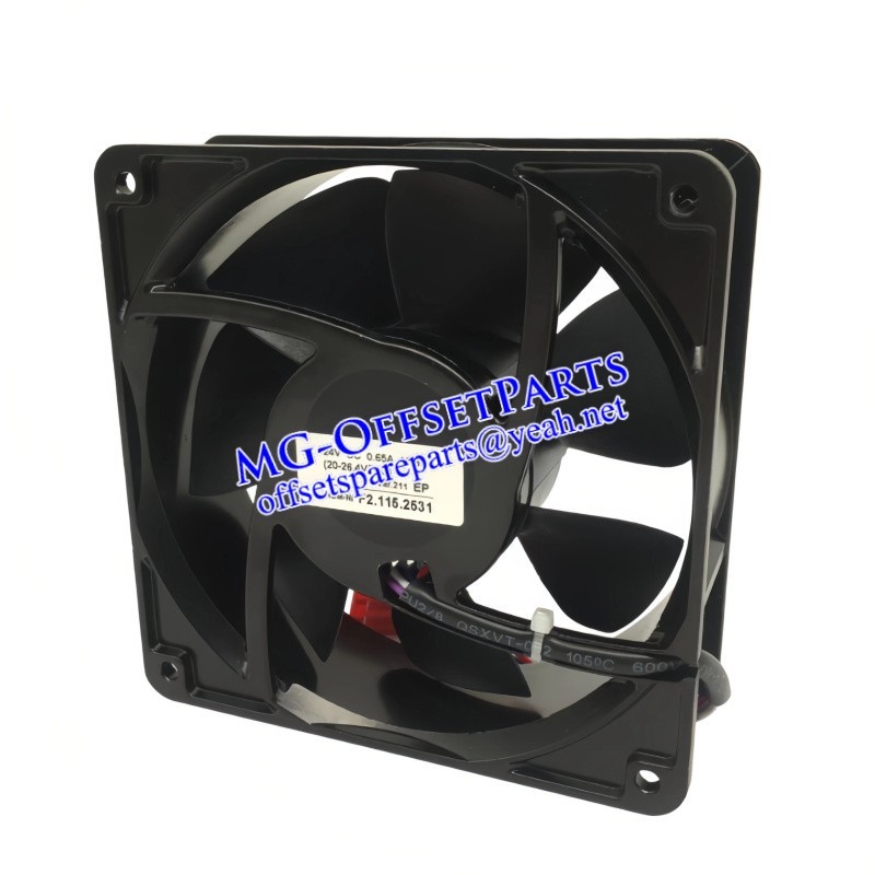F2.115.2531 Fan AL 119x38NHR for Heidelberg XL75/CD74/SM102/CD102/XL105/XL106/SX102 Printing Machine