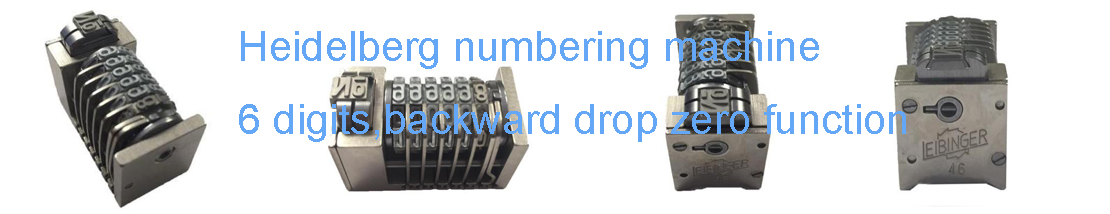 Heidelberg numbering machine